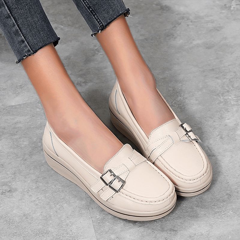 Orthopedische Beige Loafers - Anna