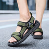 Orthopedische Legergroene sandalen - Max