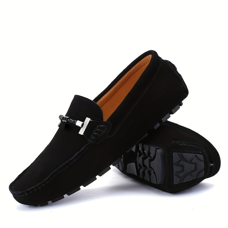 Orthopedische Zwarte Loafers met Gesp - Stefan