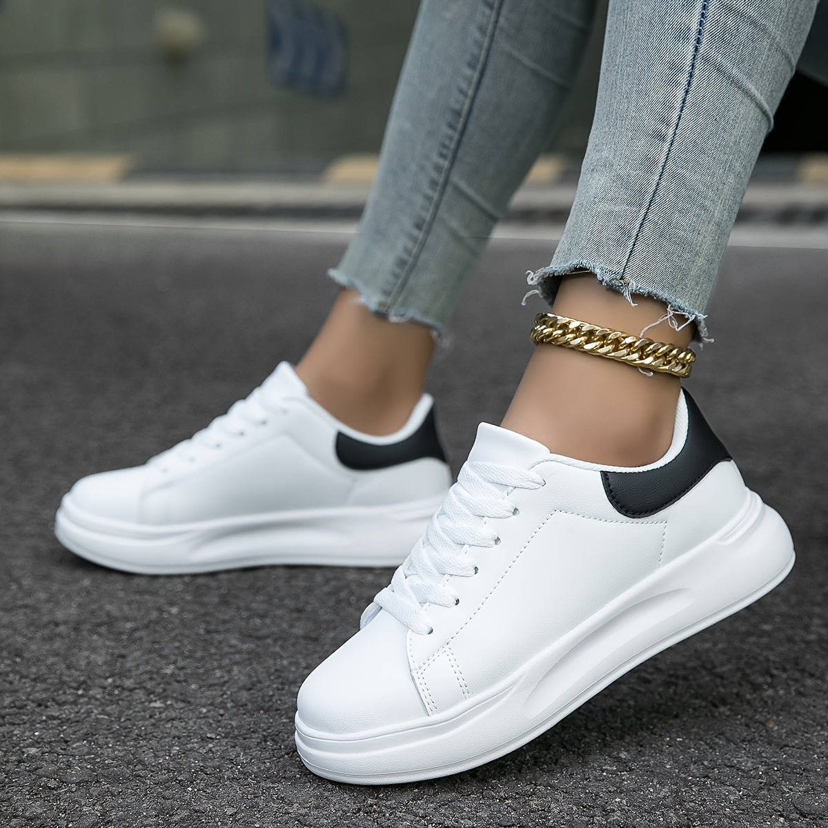 Orthopedische Witte Sneakers - Anne