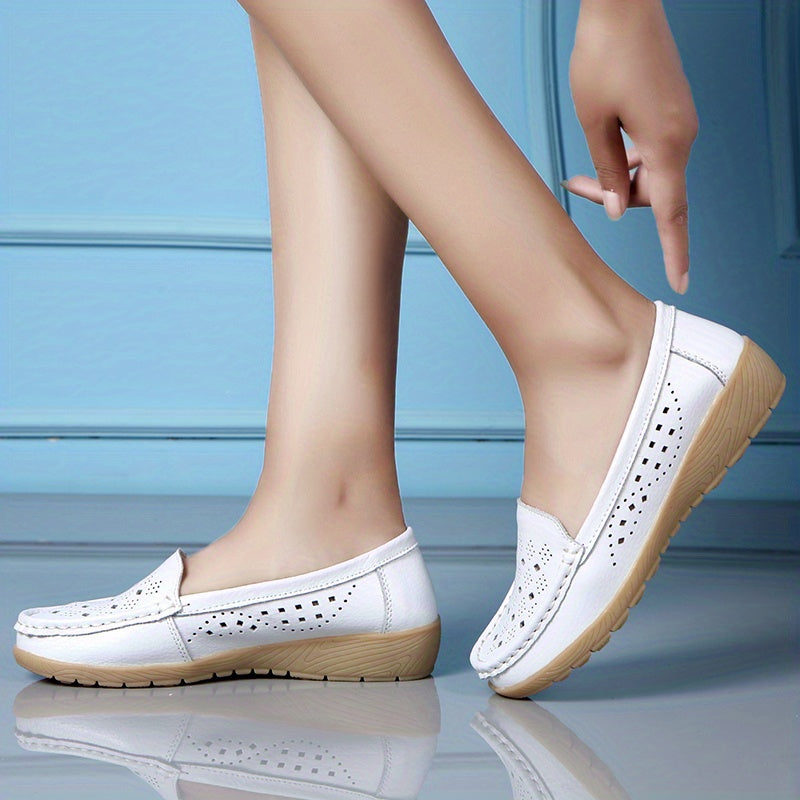 Orthopedische Witte Loafers - Sophie