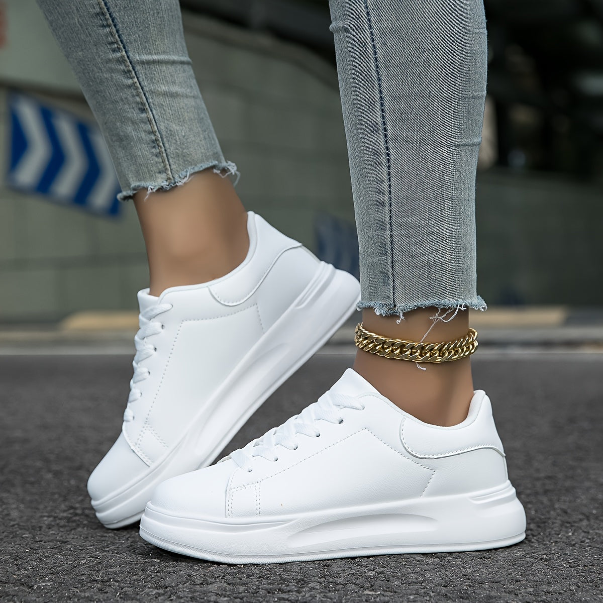 Orthopedische Witte Sneakers - Anne