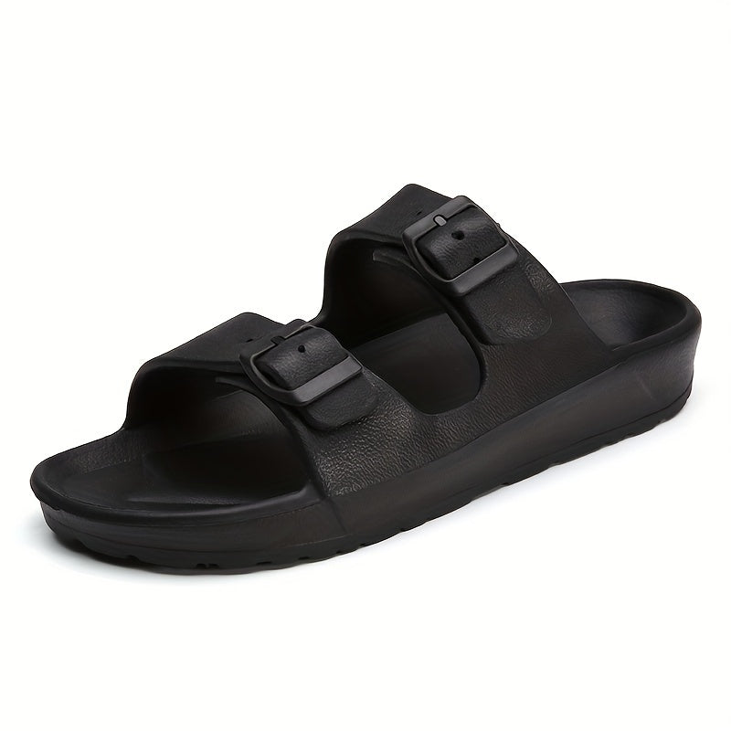 Orthopedische Zwarte Herensandalen - Max