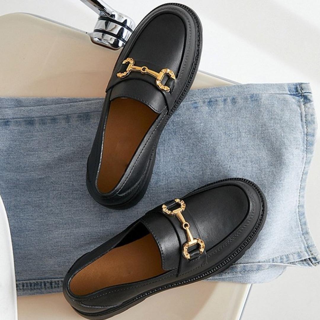 Orthopedische Zwarte Loafers - Sophia