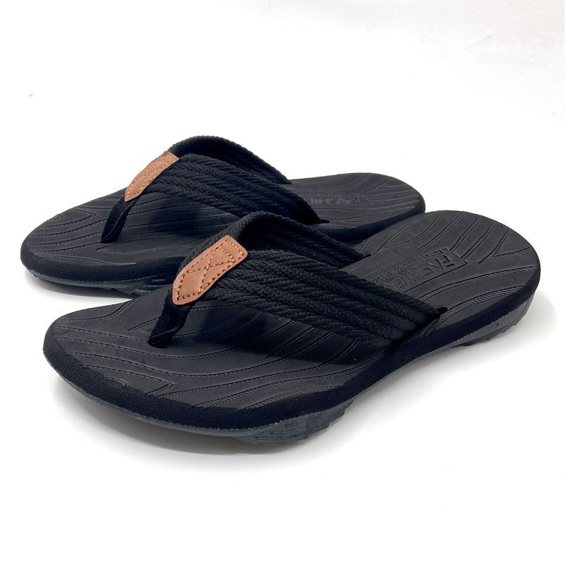 Orthopedische Zwarte Comfort Slippers - Sander