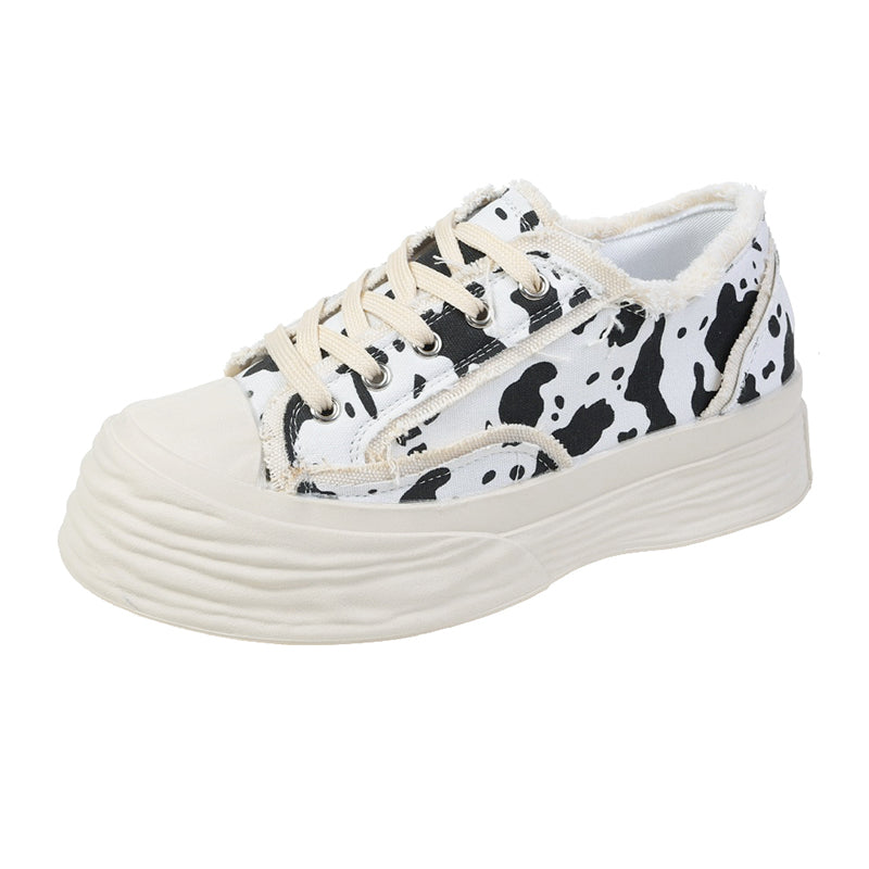 Orthopedische Koeienprint Sneakers - Sophie