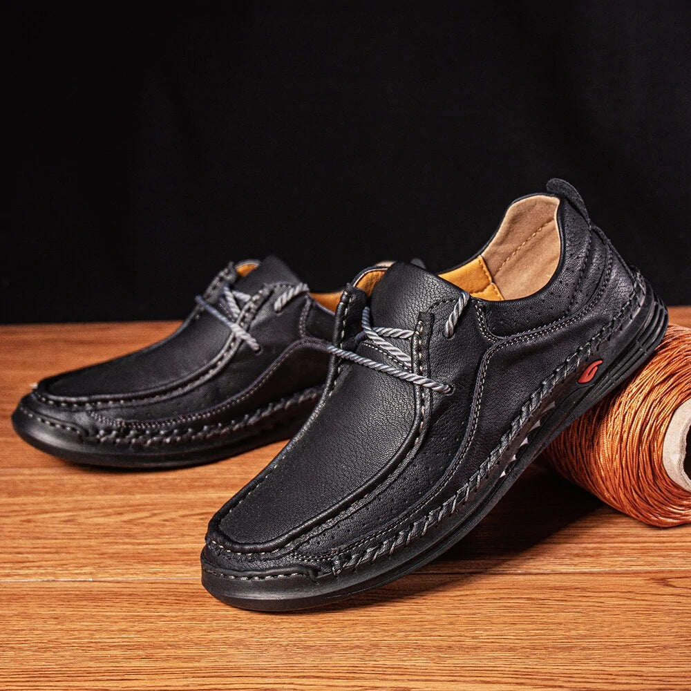 Orthopedische Zwarte Loafers - Maxim