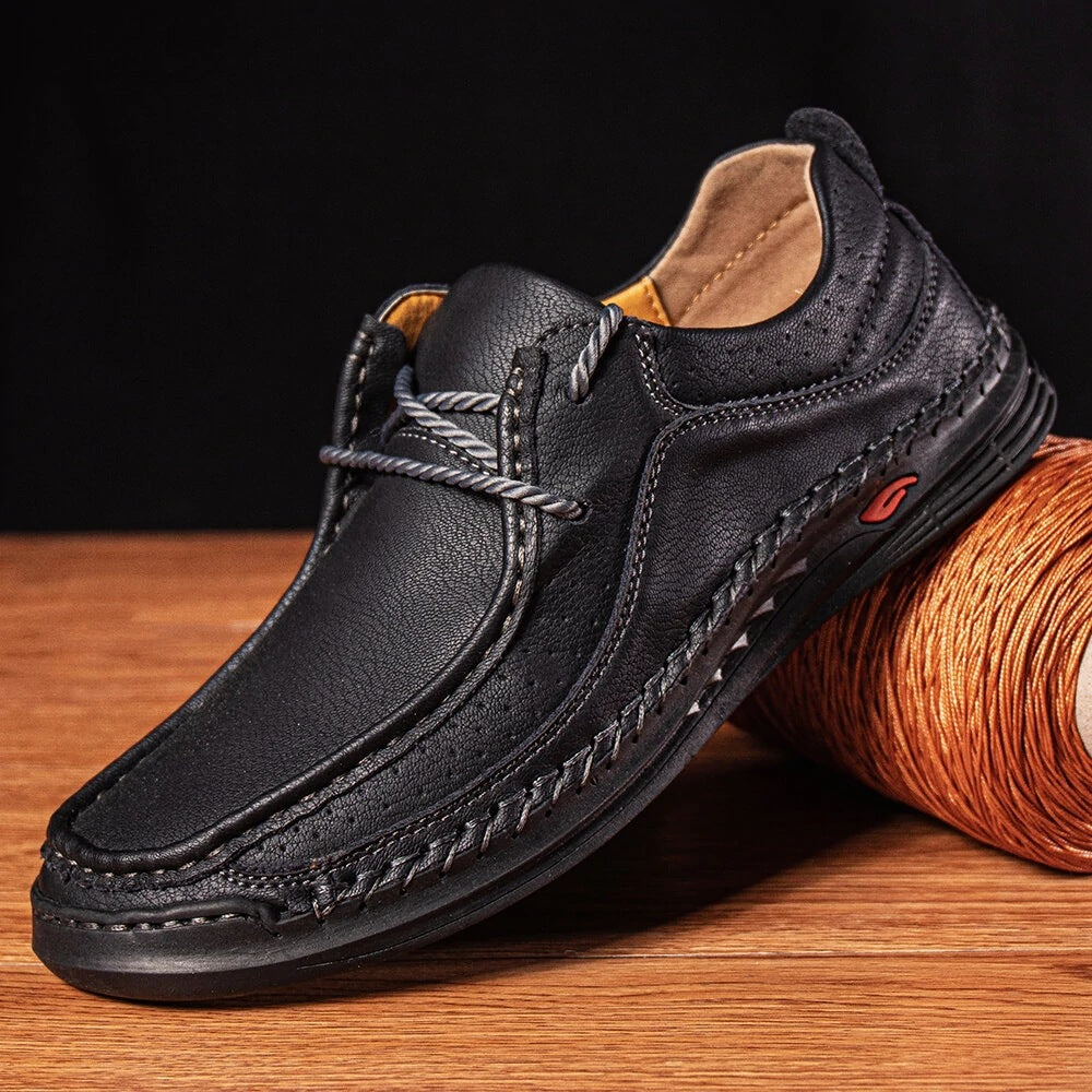 Orthopedische Zwarte Loafers - Maxim