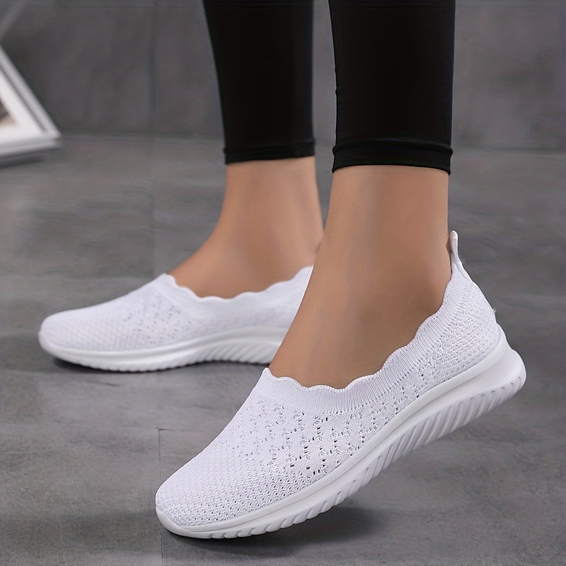 Orthopedische Lichtgewicht Witte Loafers - Sophie