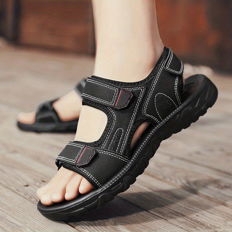 Orthopedische Zwarte Outdoor Sandalen - Mark