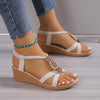 Orthopedische Zwarte Sandalen met Decor - Helena