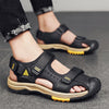 Orthopedische Donkerbruine Outdoor Sandalen - Lars