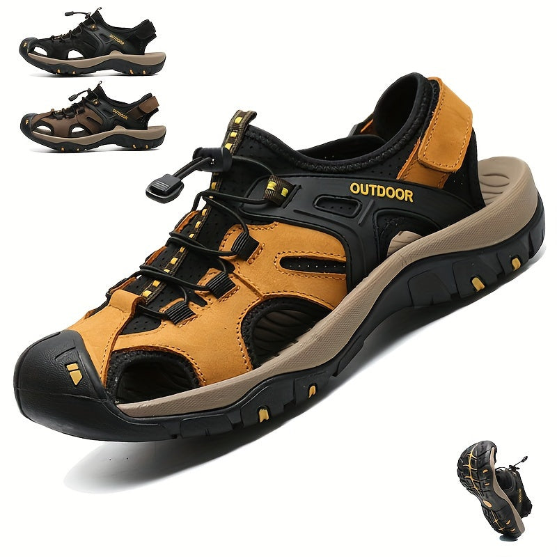 Orthopedische Zwarte Outdoor Sandalen - Max