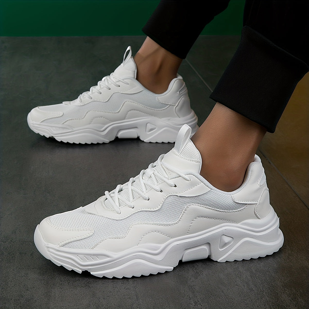 Orthopedische Zwart-Witte Sneakers - Stefan