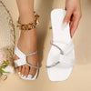 Orthopedische Witte Elegante Slippers - Claudia