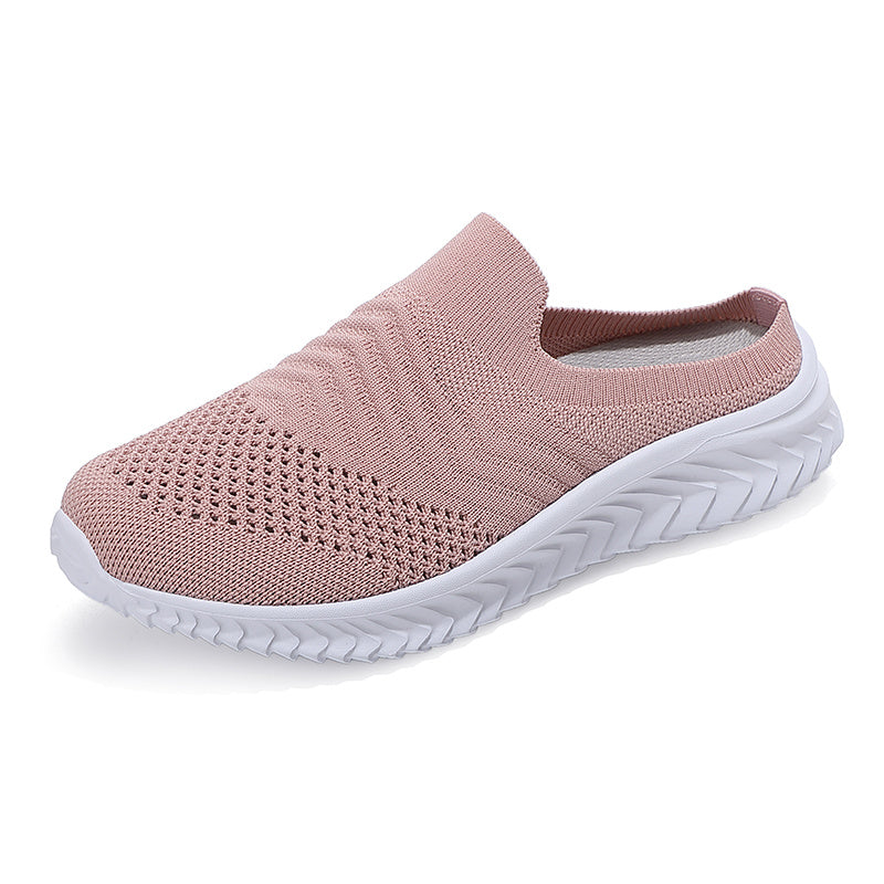 Orthopedische Ademende Zwarte Sneakers - Lisa