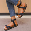 Orthopedische Zwarte Sandalen Comfort - Eva