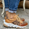 Trendy sportschoenen met dierenmotief & comfort zool