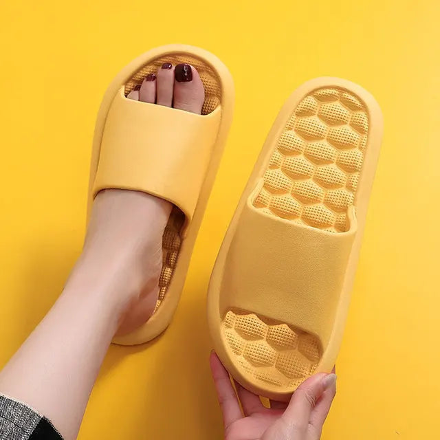 Orthopedische Zwarte Massage Slippers - Hans