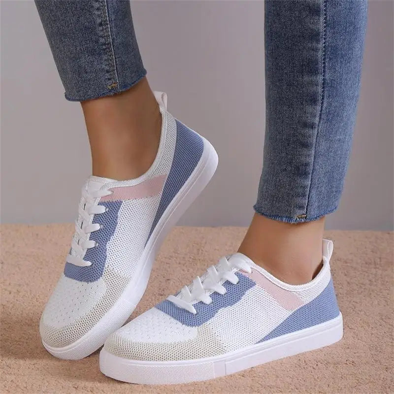 Orthopedische Lichtgewicht Blauwe Sneakers - Emma