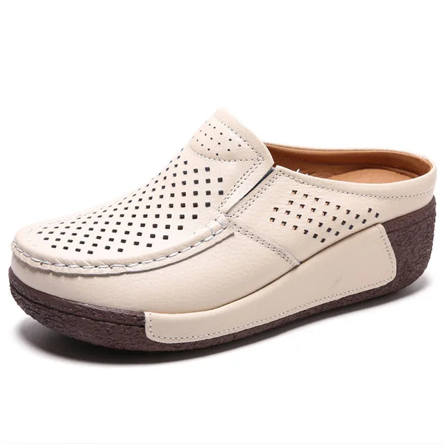 Lotte - Orthopedische Beige Casual Loafers