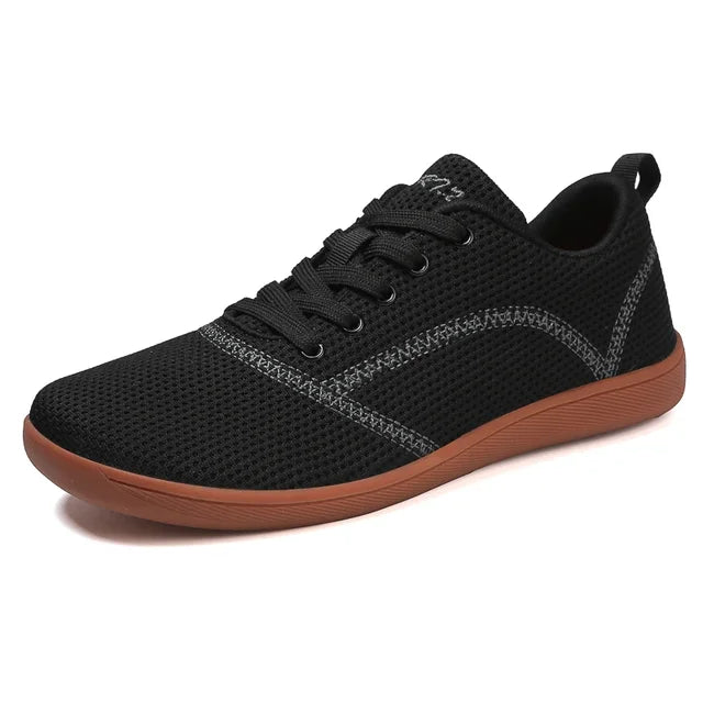 Jeroen - Orthopedische Zwarte Casual Sneakers