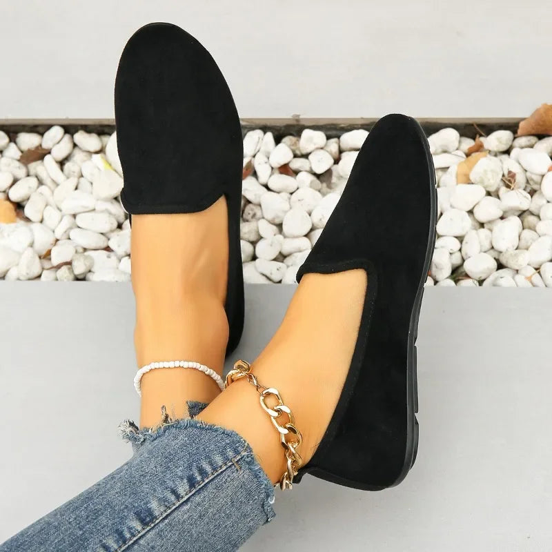 Eva - Orthopedische Elegante Zwarte Flats