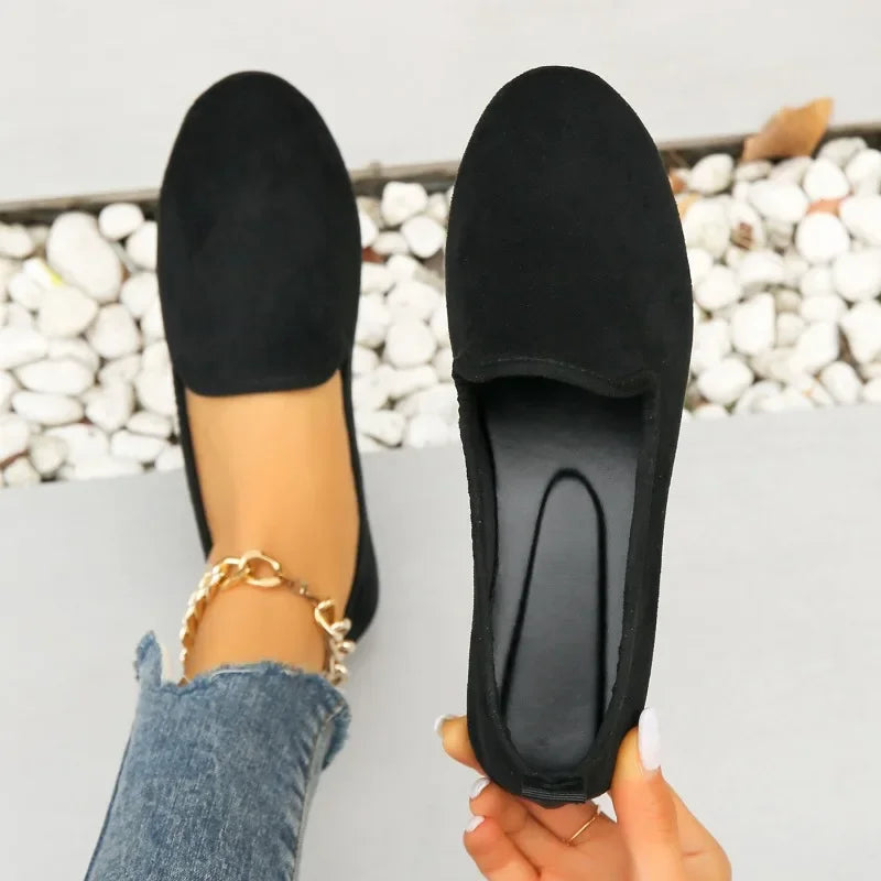 Eva - Orthopedische Elegante Zwarte Flats