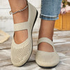 Sophie - Orthopedische Beige Mesh Ballerina's