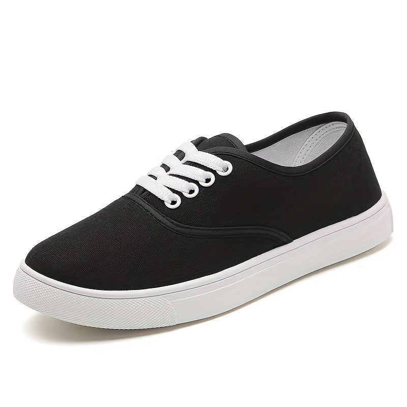 Orthopedische Zwarte Canvas Sneakers - Max