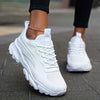 Orthopedische Ademende Witte Sneakers - Lisa