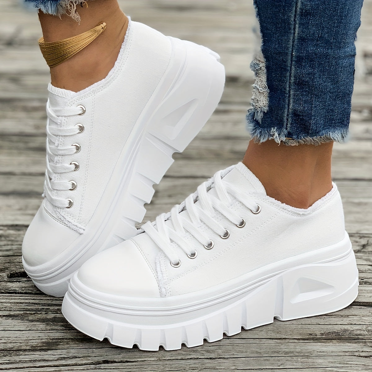 Orthopedische Sneakers Zwart-Wit - Eva