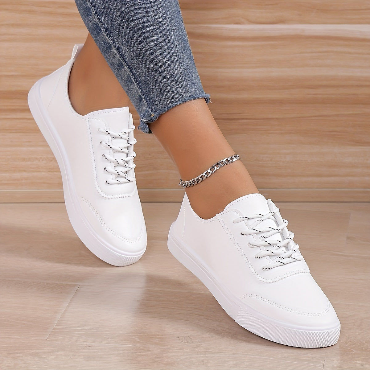 Orthopedische Witte Sneakers - Julia