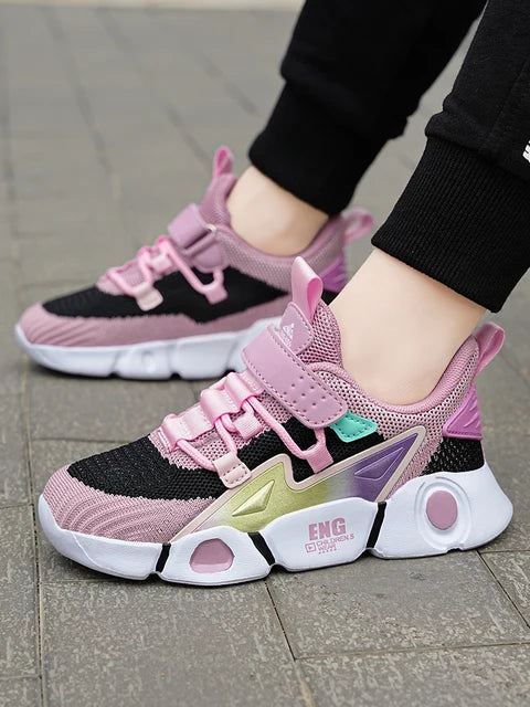 Eva - Orthopedische Roze Kinderloopschoenen