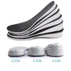 Nico - Orthopedische Verhogende Inlegzolen, Ademend Memory Foam, Zwart-Wit