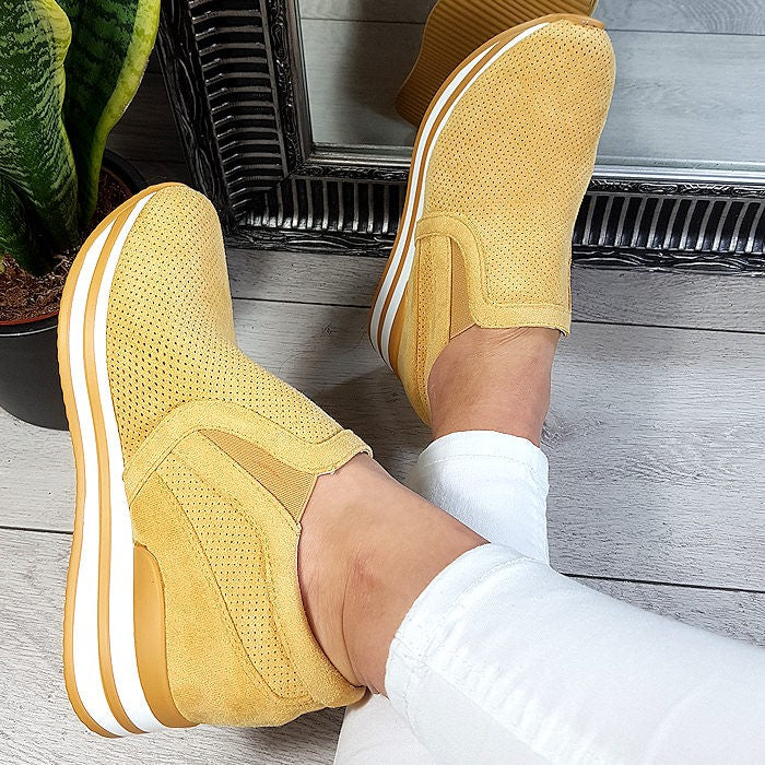 Amber - Orthopedische Gele Comfort Sneakers