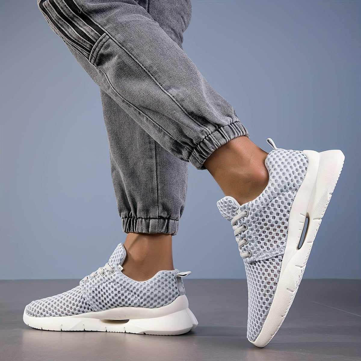 Orthopedische Ademende Witte Sneakers - Lucas