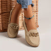 Orthopedische Khaki Loafers - Anna