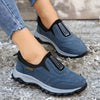 Orthopedische Marineblauwe Slip-Ons - Emma