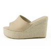 Sophie - Orthopedische Beige Sleehak Slippers