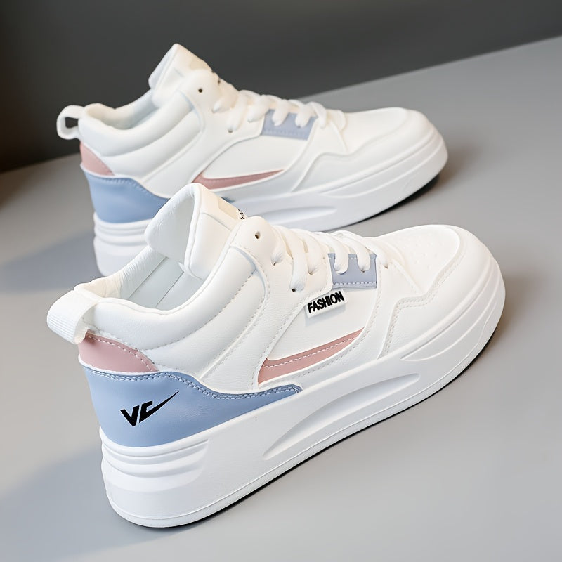 Orthopedische Sneakers Wit met Pasteltinten - Eva