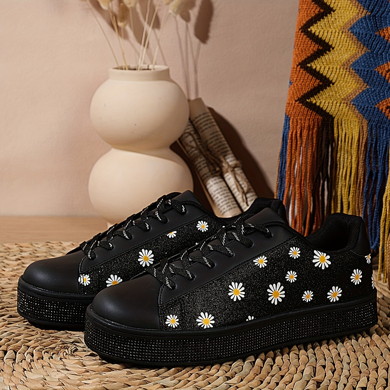 Orthopedische Gouden Daisy Sneakers - Laura