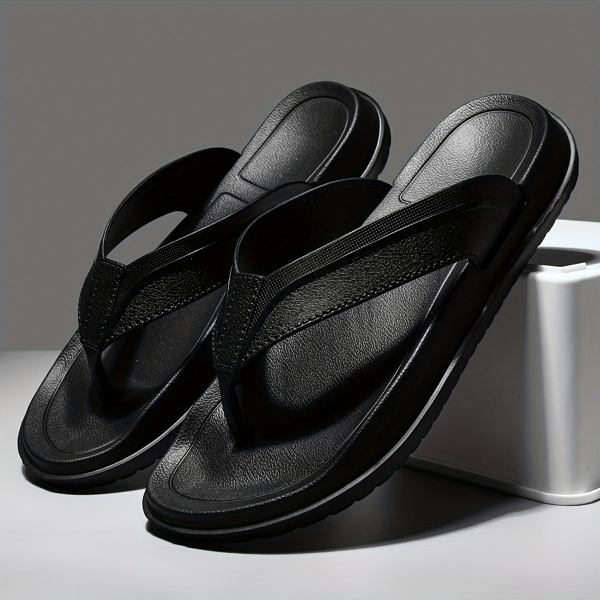 Orthopedische Zwarte Slippers Comfort - Stefan