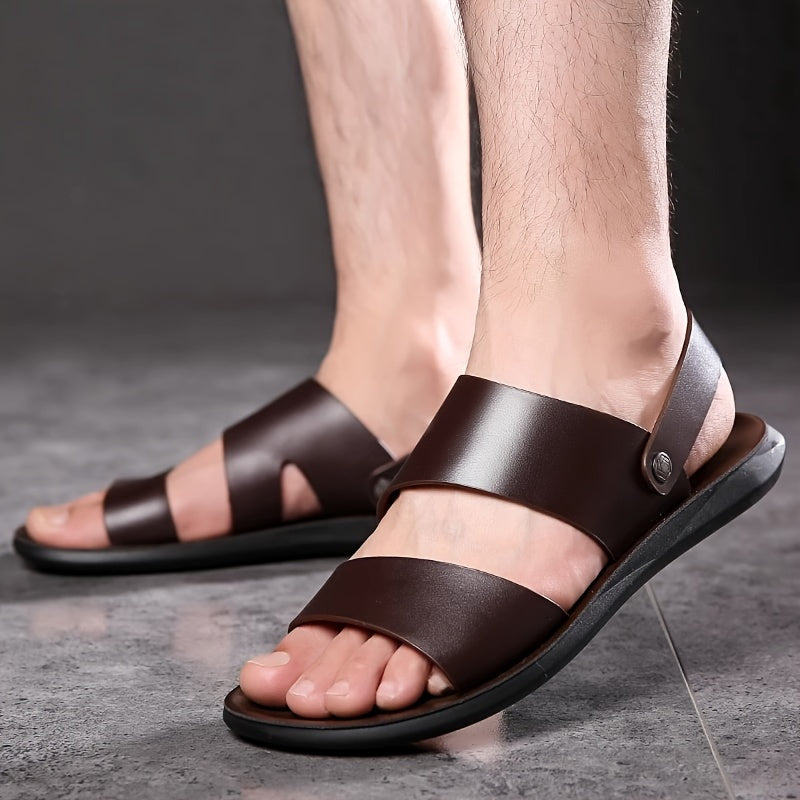 Orthopedisch Stijlvolle Zwarte Sandalen - Henri