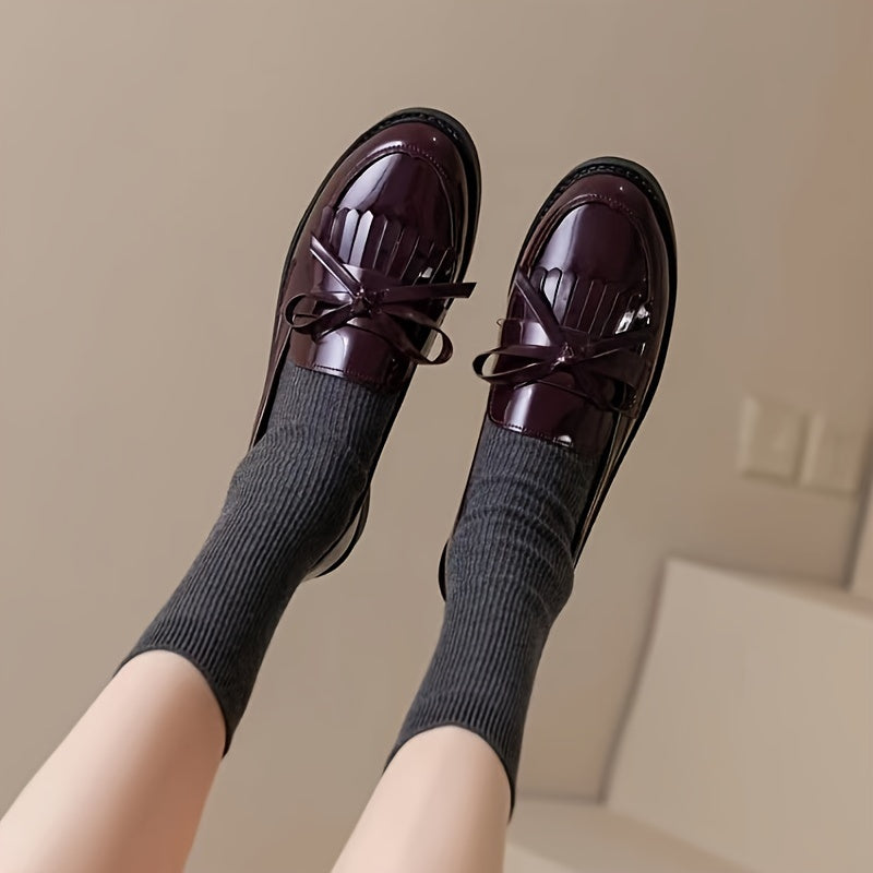 Orthopedische Zwarte Lak Loafers - Anna