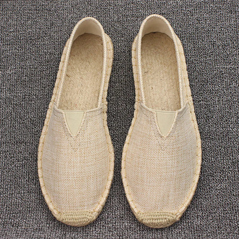 Luca - Orthopedische Zwarte Canvas Espadrilles