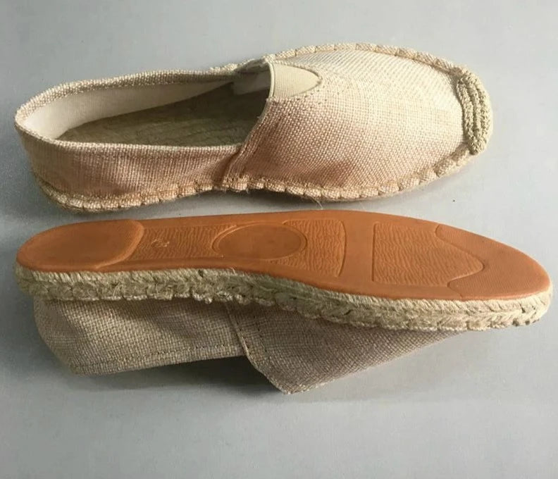 Luca - Orthopedische Zwarte Canvas Espadrilles