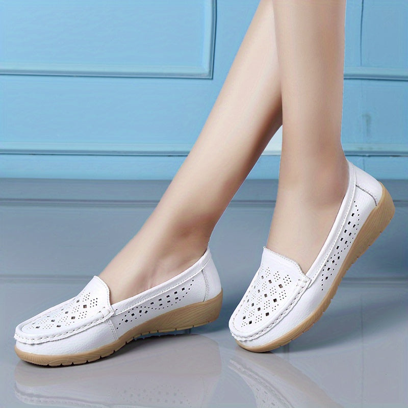 Orthopedische Witte Loafers - Sophie