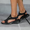 Orthopedische Glitter Sandalen Zwart - Anna