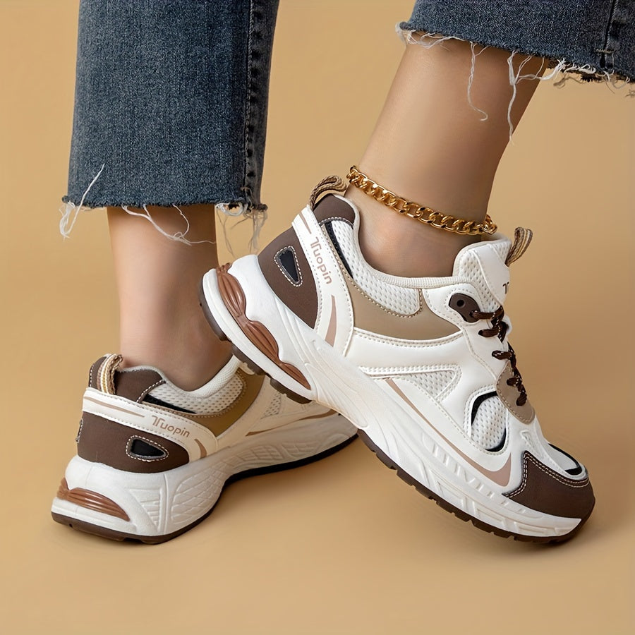 Orthopedische Bruine Sneakers - Sandra